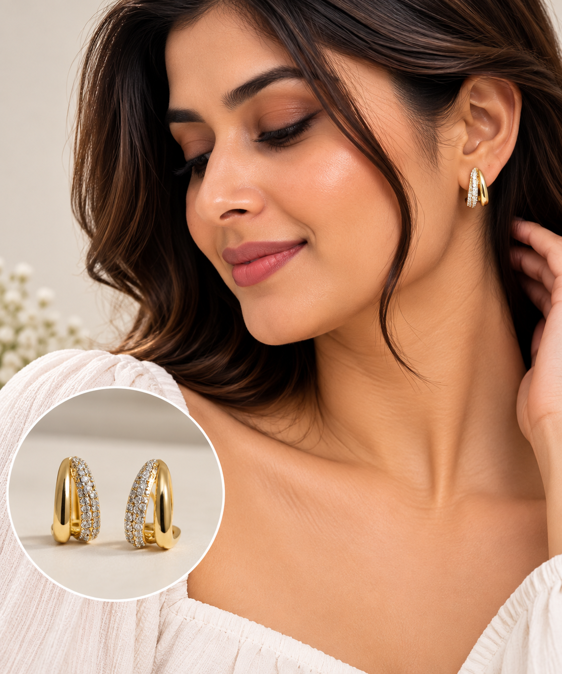 Golden Grace Hoops