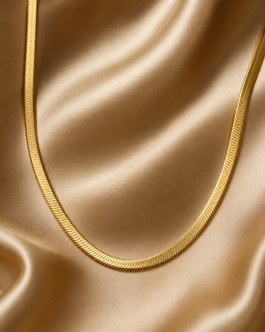 Classic Gold Snake Chain Necklace for Women