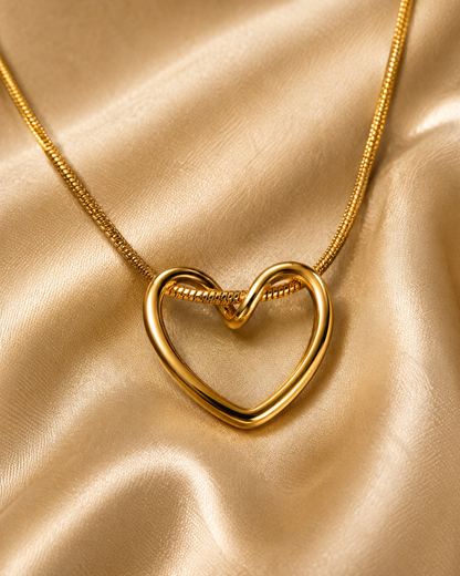 Aurum Open Heart Necklace