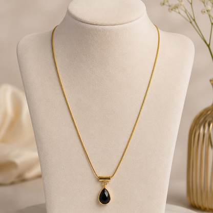 The Onyx Drop Pendant