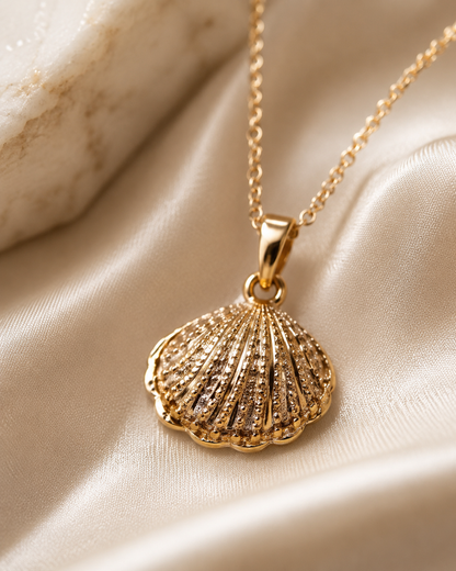 Seashell Locket Necklace
