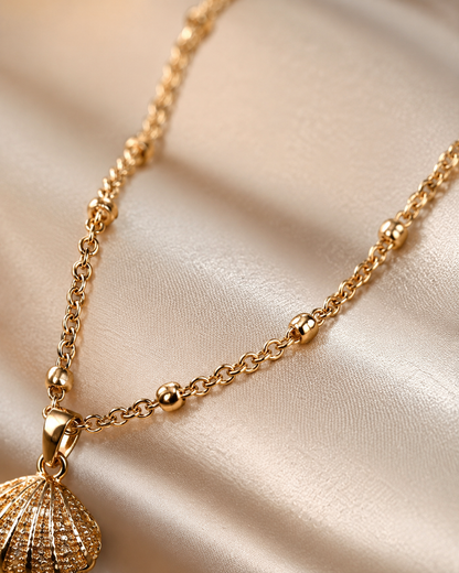 Seashell Locket Necklace