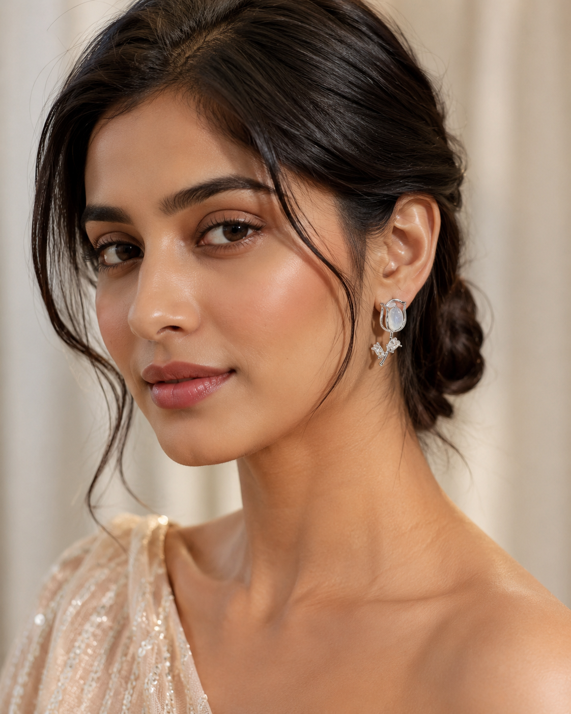 Opaline Bloom Studs