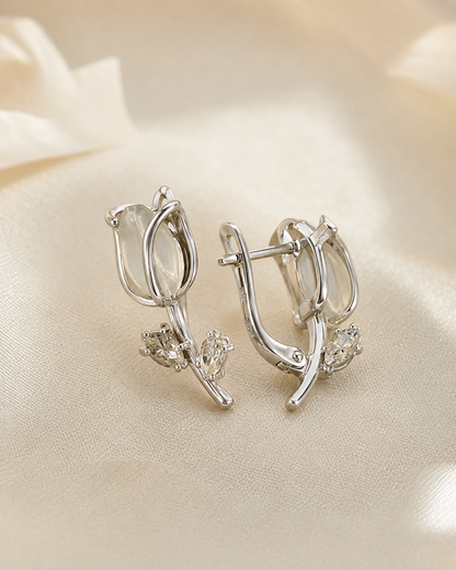 Opaline Bloom Studs