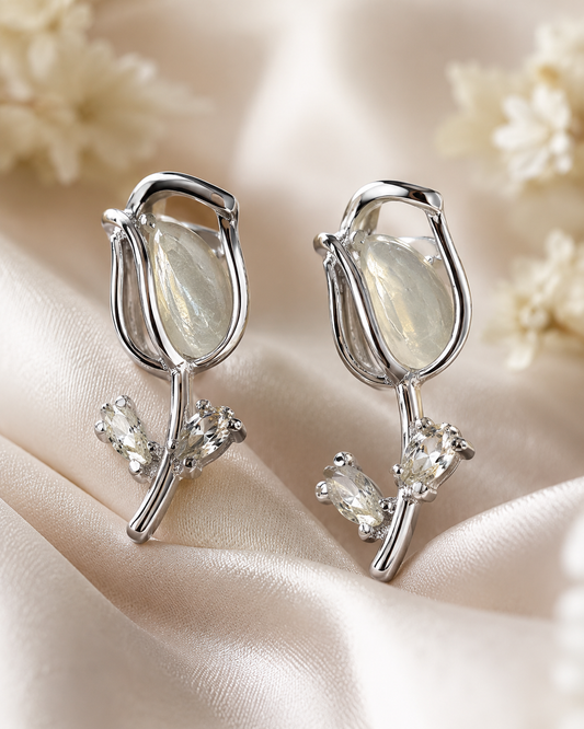 Opaline Bloom Studs