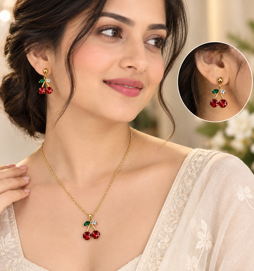 Cherry Blossom Jewelry Set