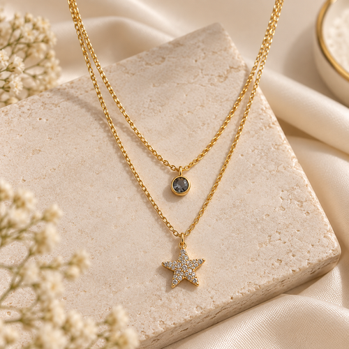 Celestial Star Layered Necklace
