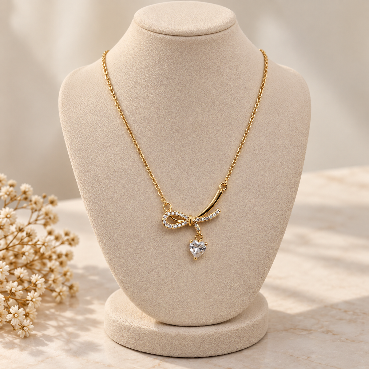 Celestial Bow Crystal Necklac