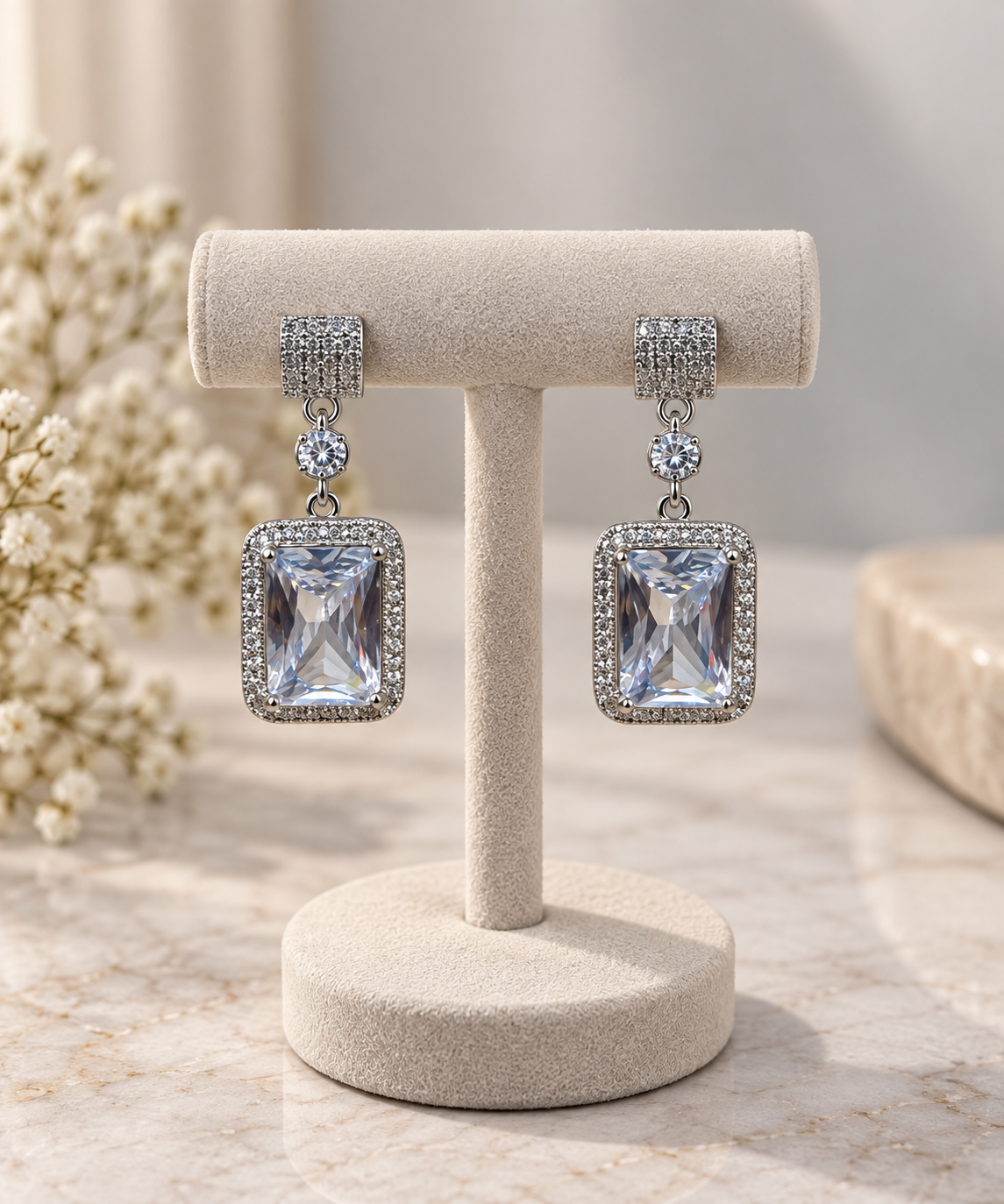Aurora Crystal Elegance Earrings.
