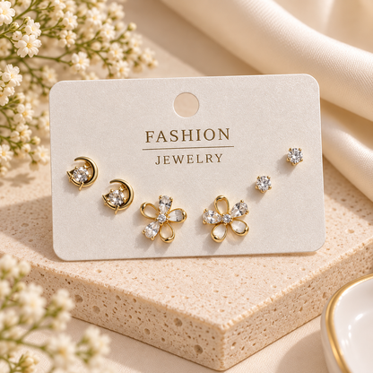 Celeste Bloom Stud Set