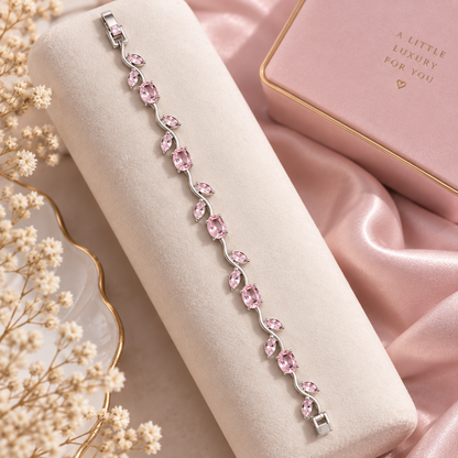 Rose Pink Tulip Bracelet