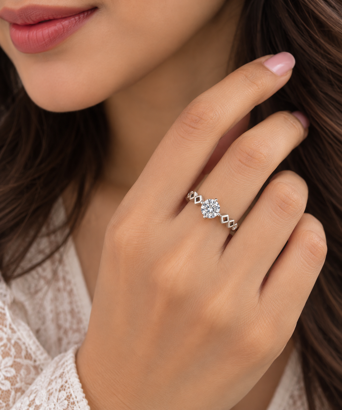 Silver Spark Ring (Adjustable Size)