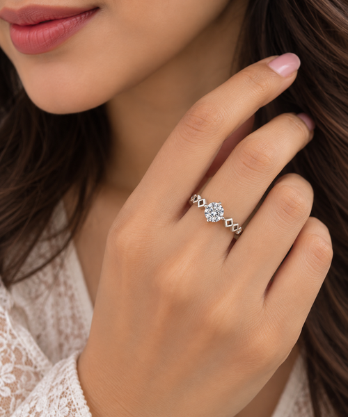 Silver Spark Ring (Adjustable Size)