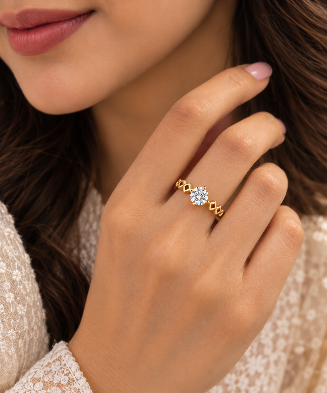 golden Spark Ring (Adjustable Size)