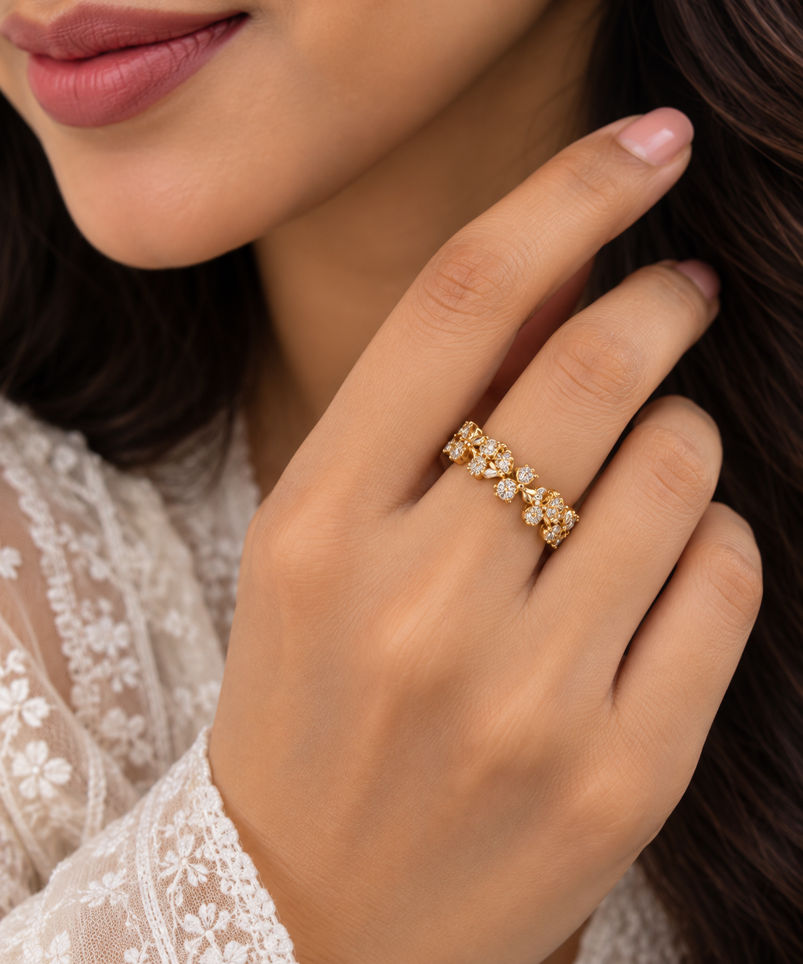 golden butterfy Ring (Adjustable Size)