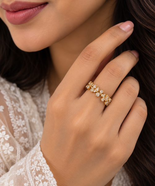 golden butterfy Ring (Adjustable Size)