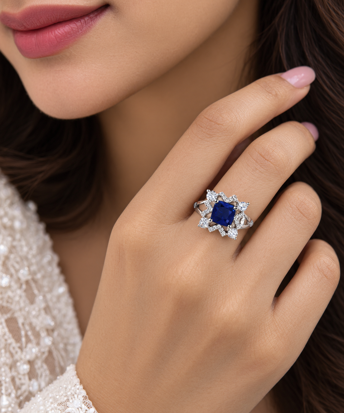 Royal Blue Ring(Adjustable Ring)